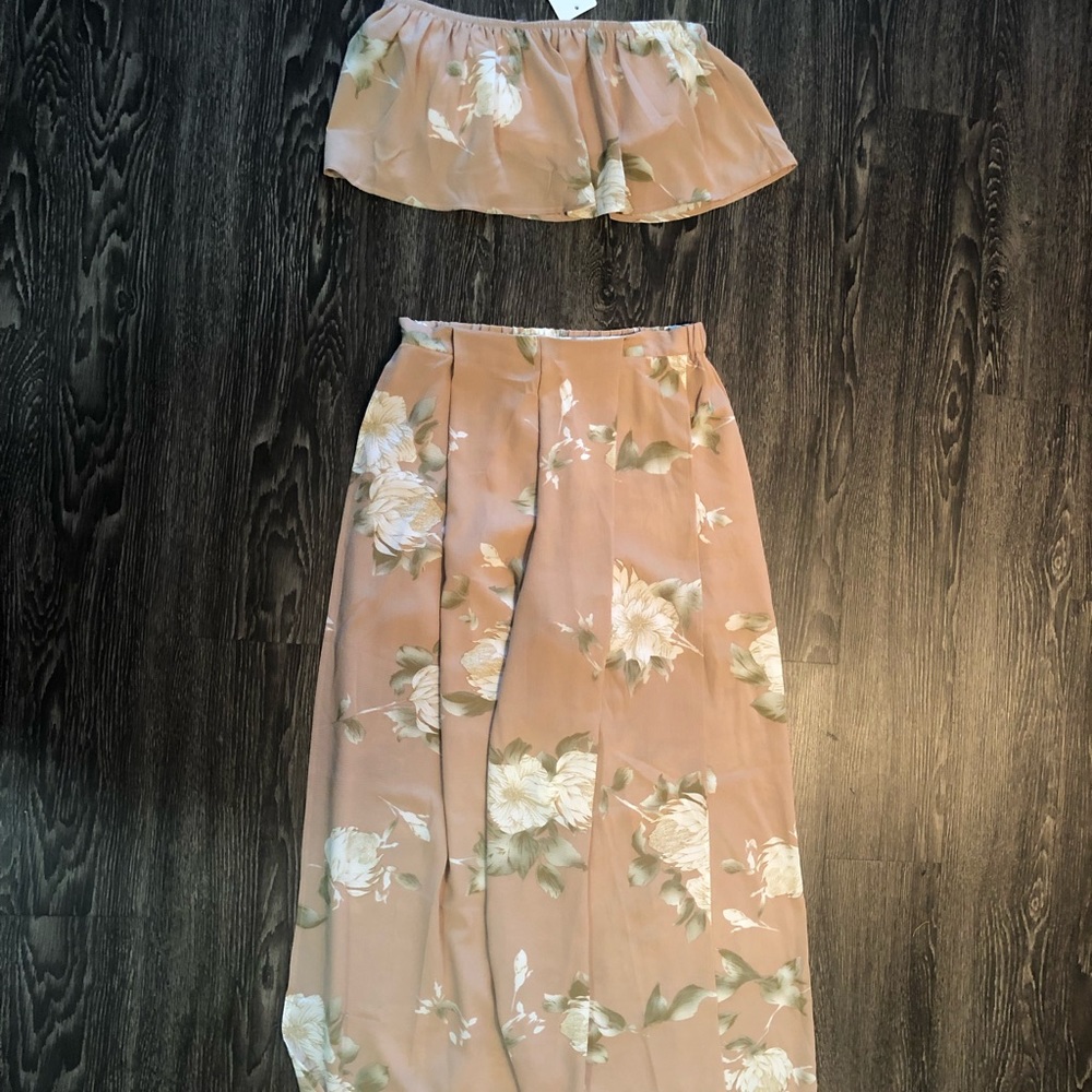 Two piece floral set
